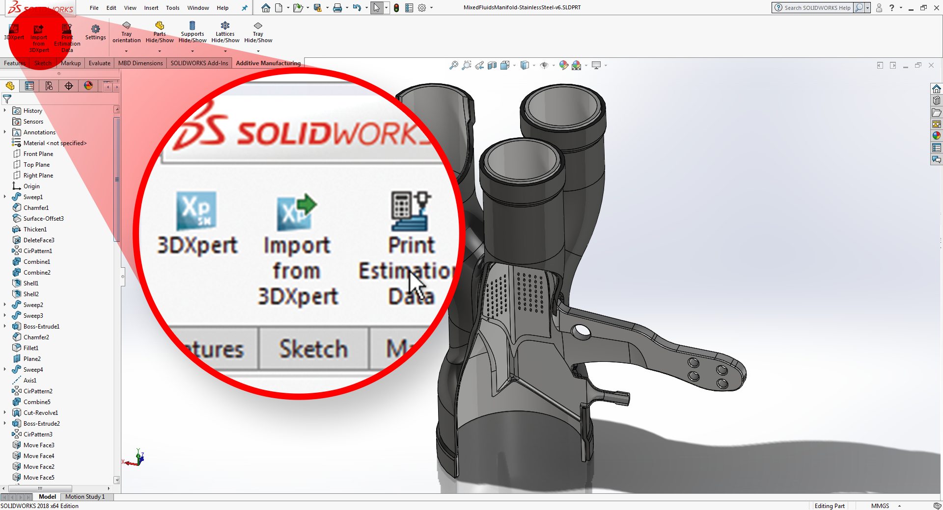 3DXpert for Solidworks