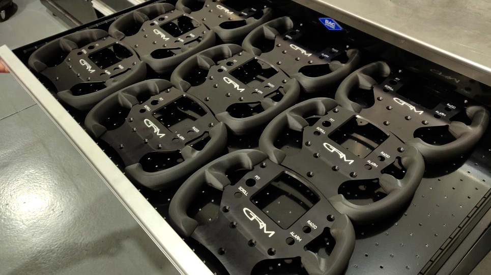 Garry Rogers 3D Printed Steering Wheels Markforged