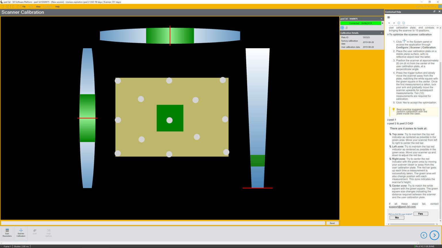 Peel 3D workflow 2 Scanner Calibration Software DEVELOP3D