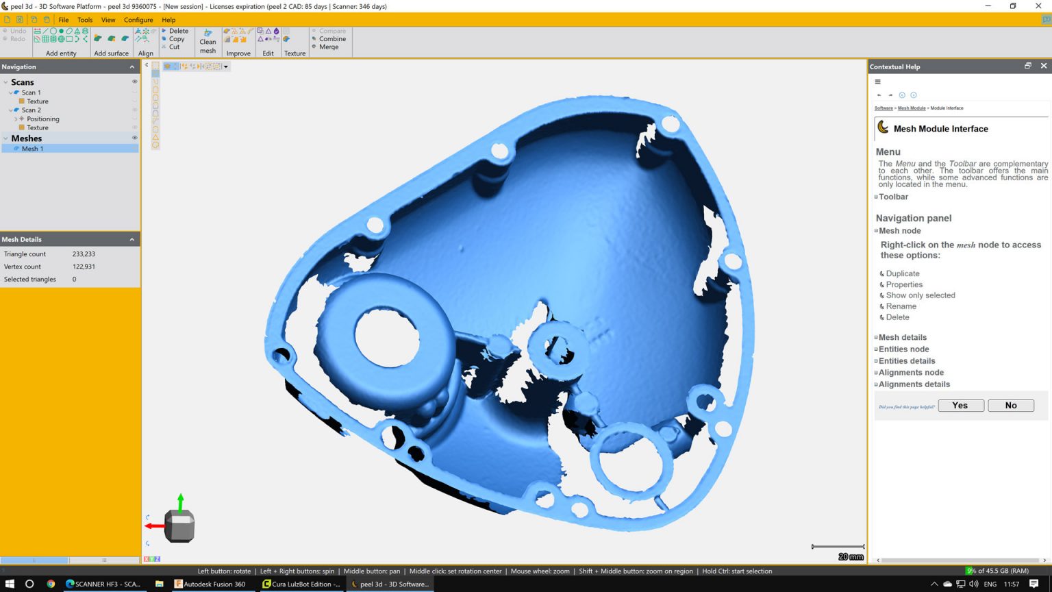 Peel 3d Peel 2 Cad Handheld Scanner Review Develop3d