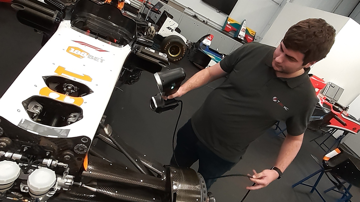 T3MDC 3D Scanning A F1 Car