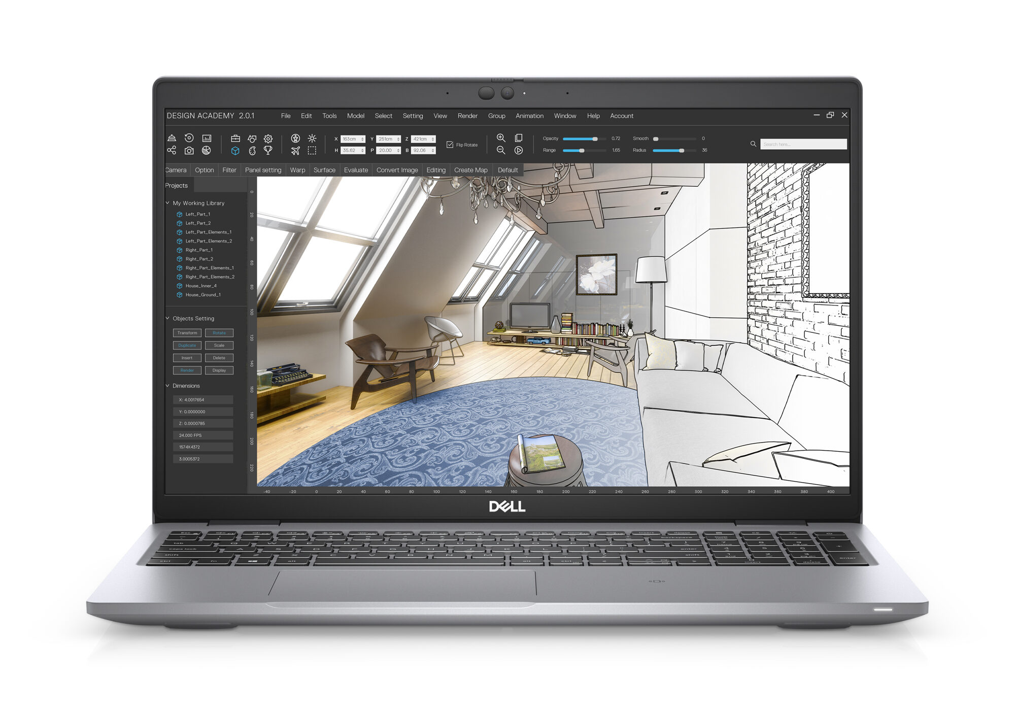 Dell Precision 3560 laptop designed for 2D and 3D CAD - DEVELOP3D