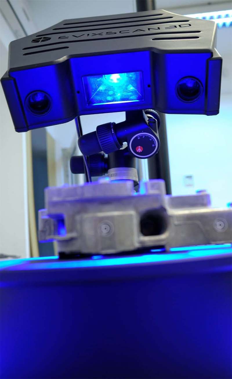 Optima+ M modernises Evatronix's blue light 3D scanner - DEVELOP3D