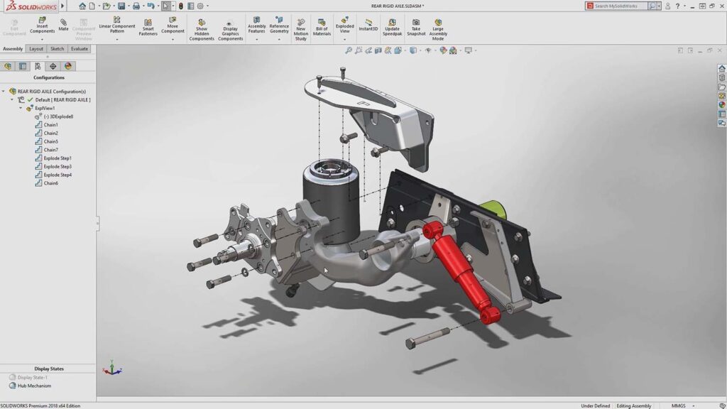 Solidworks 2022 exploded part