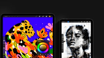 Sketching on iPad using Procreate