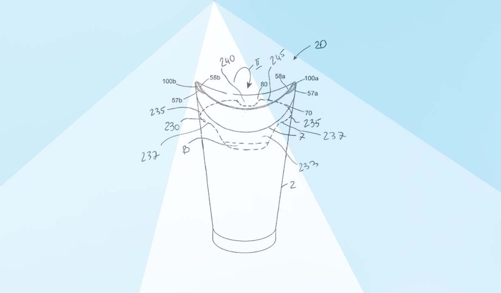 sustainable packaging butterfly cup design IP