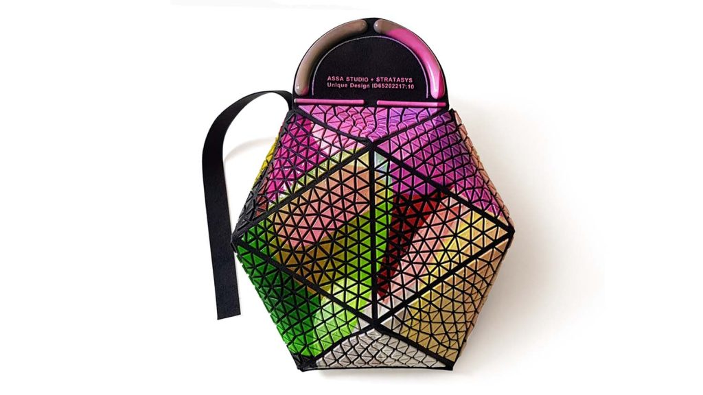 Reflection Collection Assa Ashuach Origami-inspired customisable clutch bag