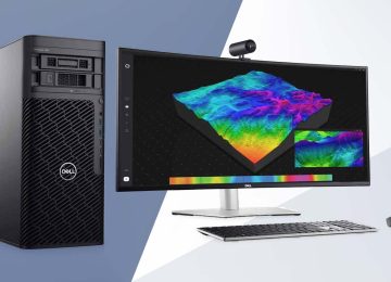 Dell Precision 7865 workstation and monitor MAIN