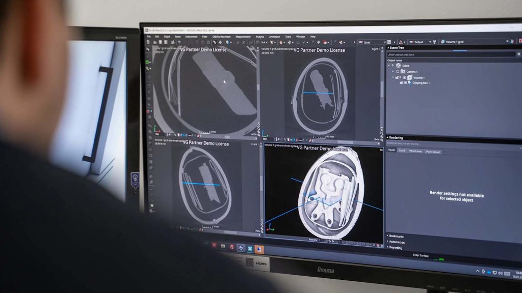 LK Metrology CT scanning software