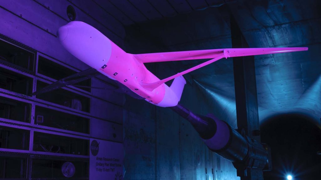 NASA pressure sensitive paint