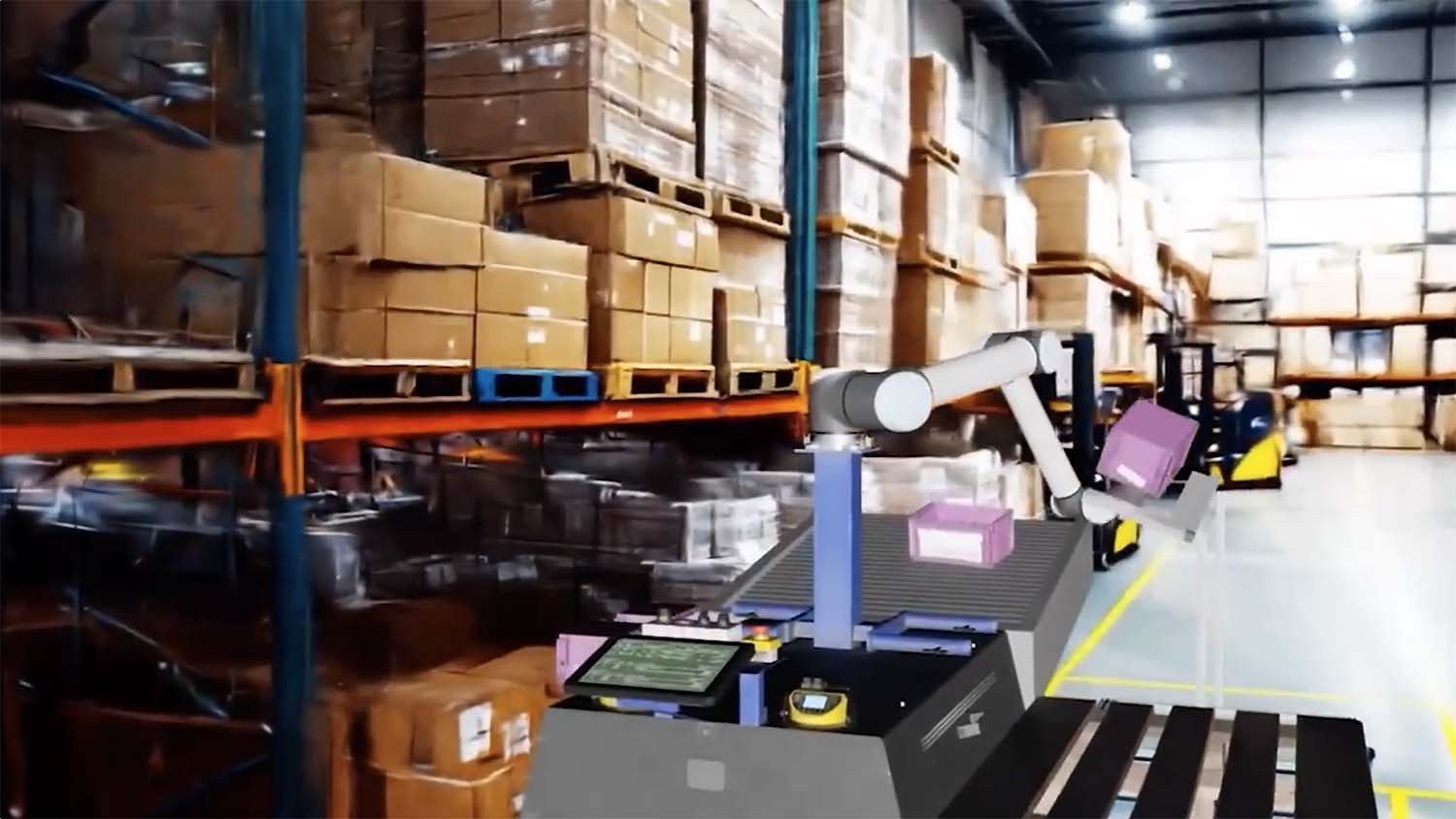 Autodesk-World-Labs-warehouse-robot-training