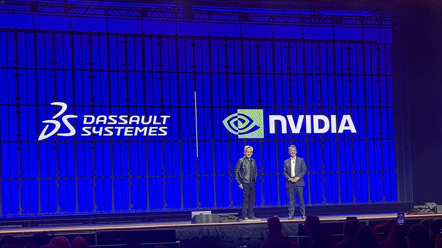 Jensen Huand and Pascal Daloz - Nvidia and Dassault Systemes 3DXW 26