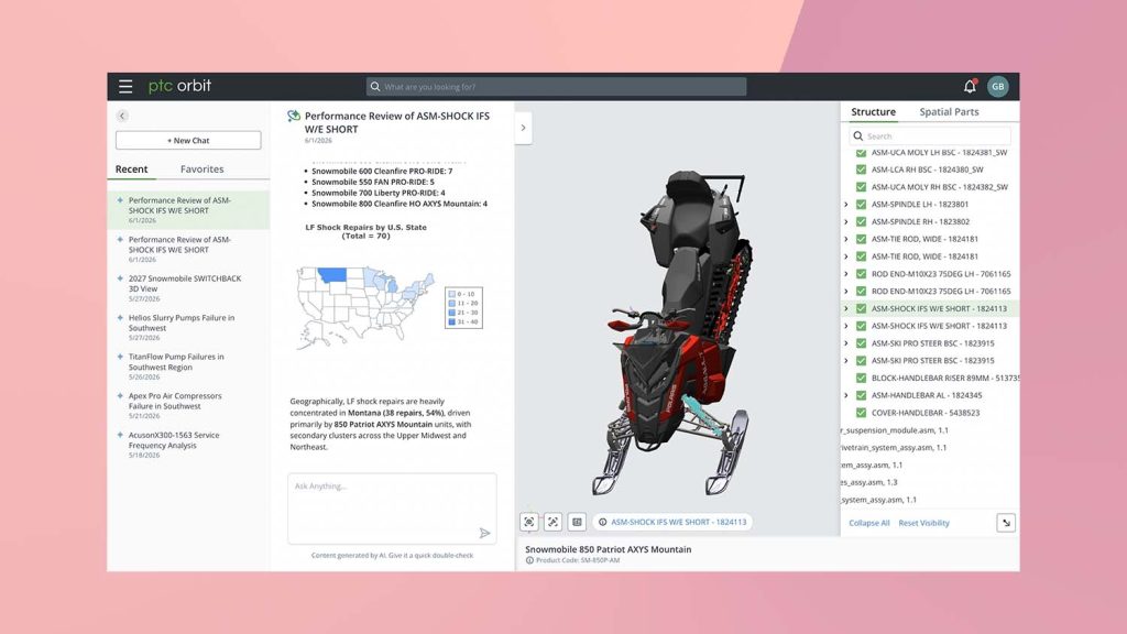 PTC Orbit screenshot