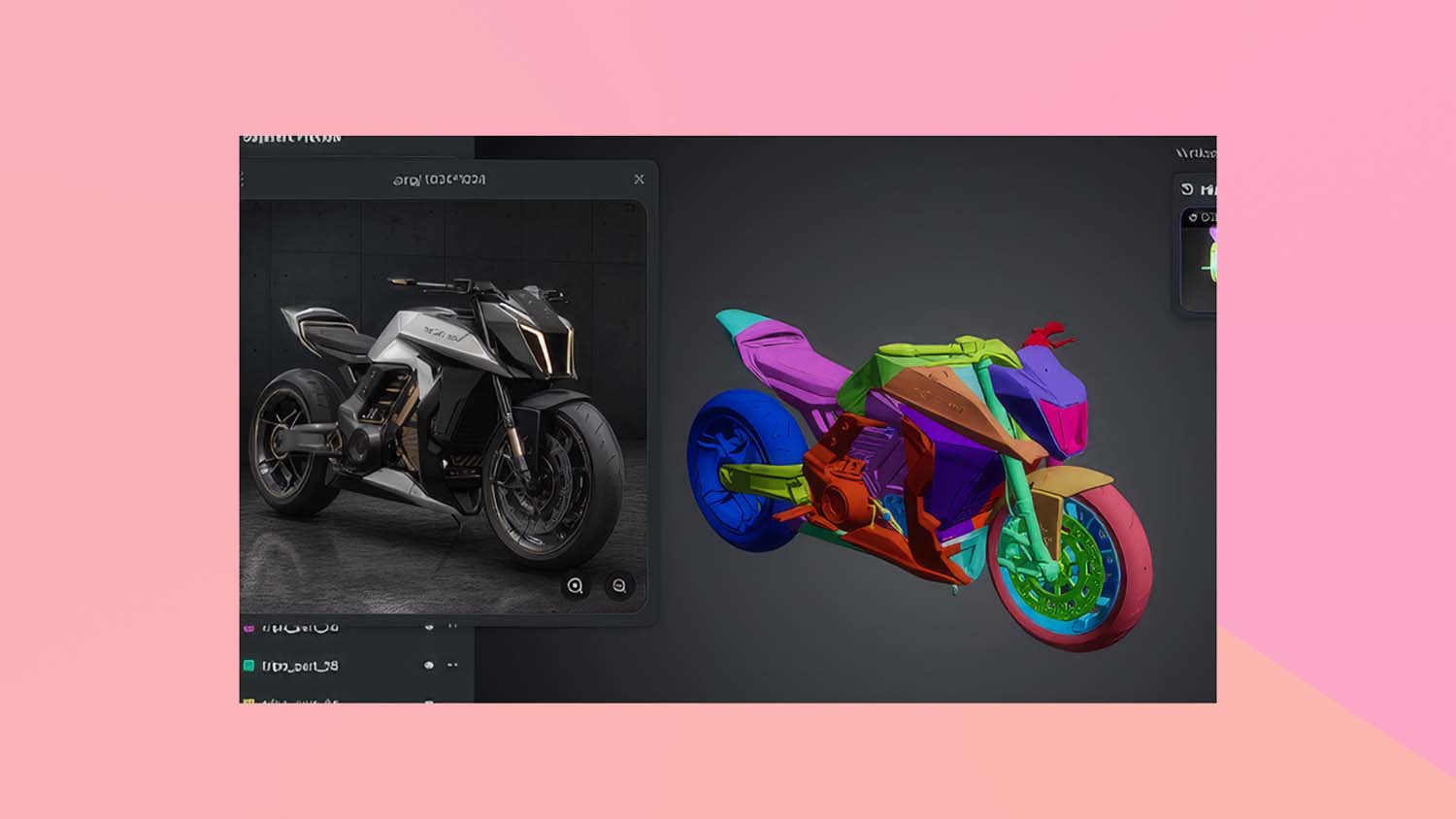 Tripo AI funding - Motorcycle