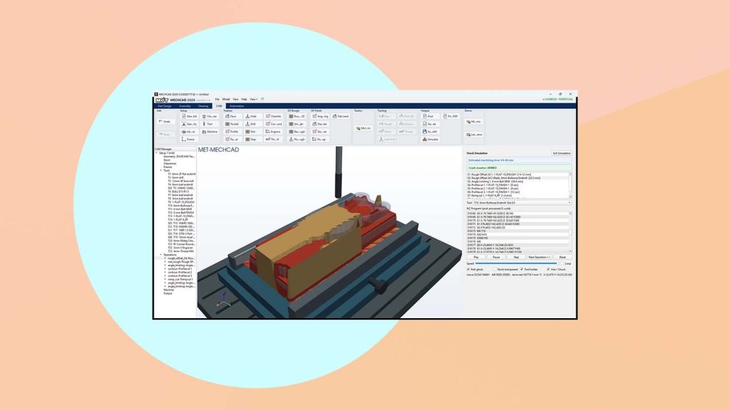 mechcad 2026 Mechatronics Designed